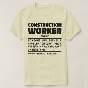 Byggherre Noun Coola Pappa födelsedag T Shirt