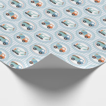 ByggLastbilar - Cute Blue White