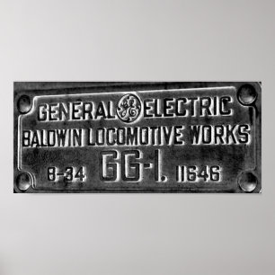 Byggmästare för Pennsylvania järnväg GG-1 #4800 Poster