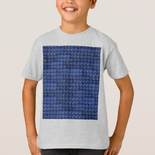 Byggmästare tegelstenar - blått t shirt