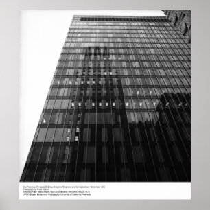 Byggnad 1966, av Ansel Adams Poster
