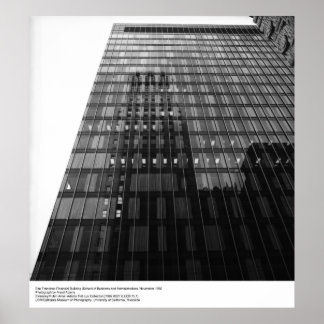 Byggnad 1966, av Ansel Adams Poster