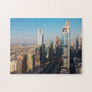 Byggnad Along Sheik Zayed Road, Dubai Pussel