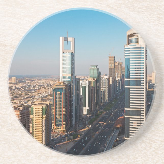 Byggnad Along Sheik Zayed Road, Dubai Underlägg (Framsidan)
