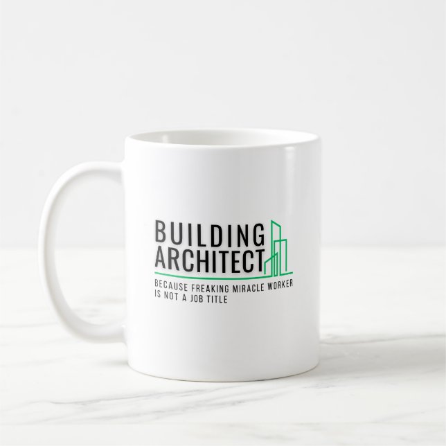 Byggnad Architect - Miracle Worker Kaffemugg (Vänster)