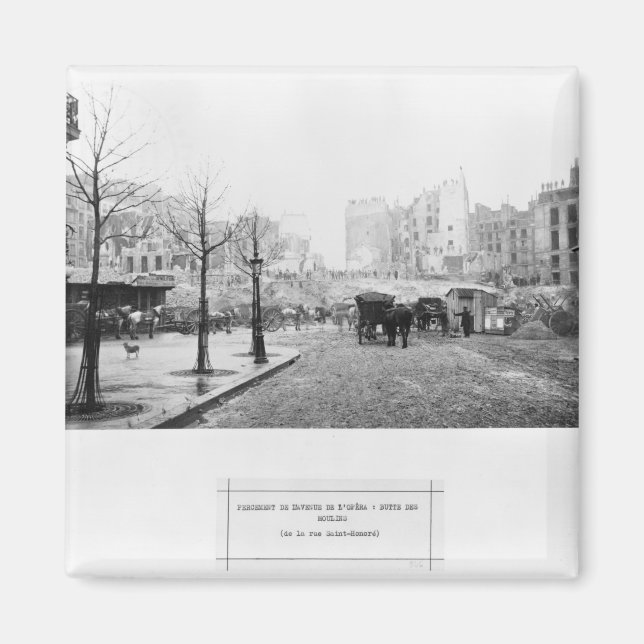 Byggnad av Avenue de l'Opera Magnet (Framsidan)