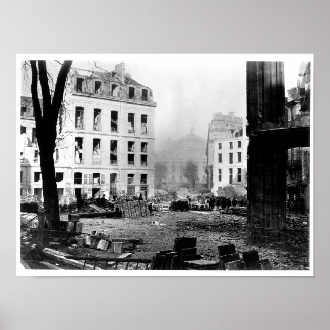 Byggnad av Avenue de l'Opera Poster (Framsidan)