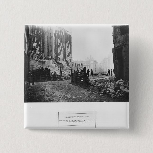 Byggnad av avenyn de l'Opera Knapp (Framsida)