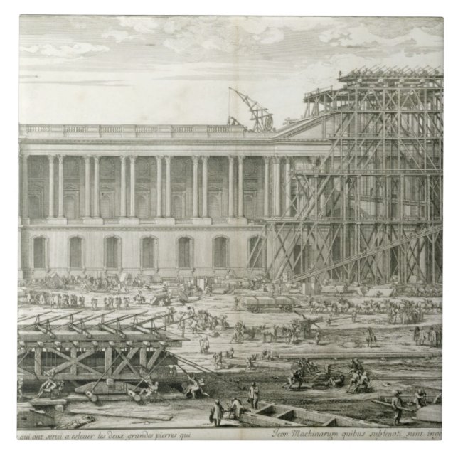 Byggnad av det huvudsakligt hänrycker av kakelplatta (Framsidan)