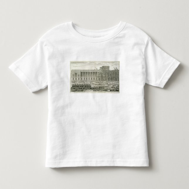 Byggnad av det huvudsakligt hänrycker av t-shirt (Framsida)