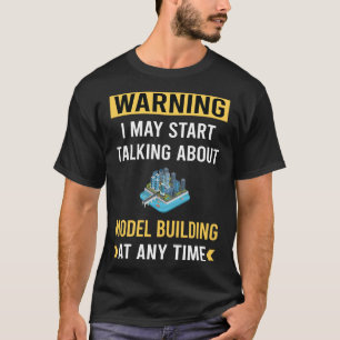 Byggnad av sunt varningsmodell t shirt