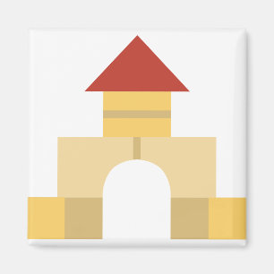 byggnad block magnet