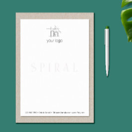 Byggnad byggentreprenör Modern minimalist Brevhuvud