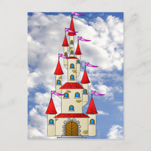 Byggnad Castles i Himlar Vykort