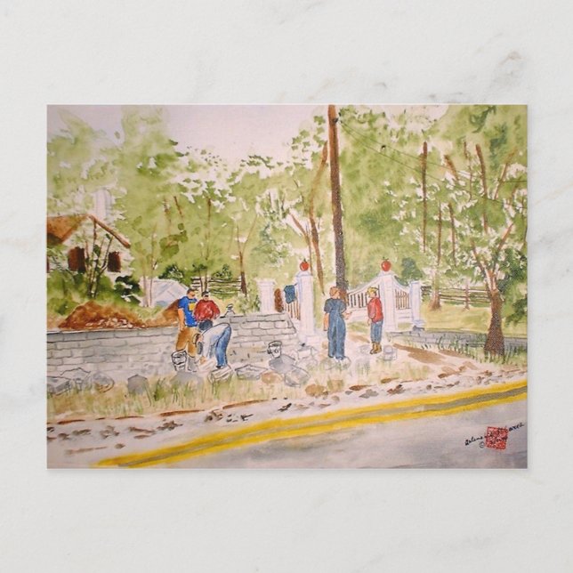 byggnad dr Middletons wall Vykort (Framsida)