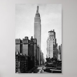 Byggnad empire state - 1931 poster