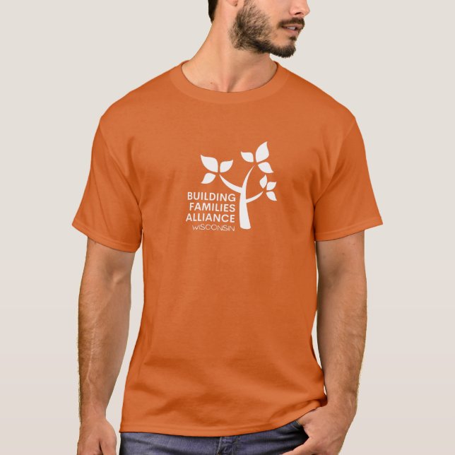 Byggnad Families Alliance of WI T-Shirt (Framsida)