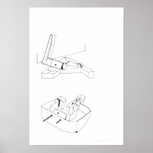 Byggnad Games LAG Monogram Teckning 16 poster