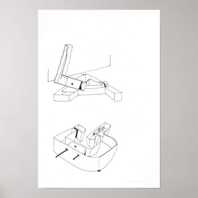 Byggnad Games LAG Monogram Teckning 16 poster (Framsidan)