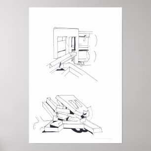 Byggnad Games med Brev Teckning 8 Poster