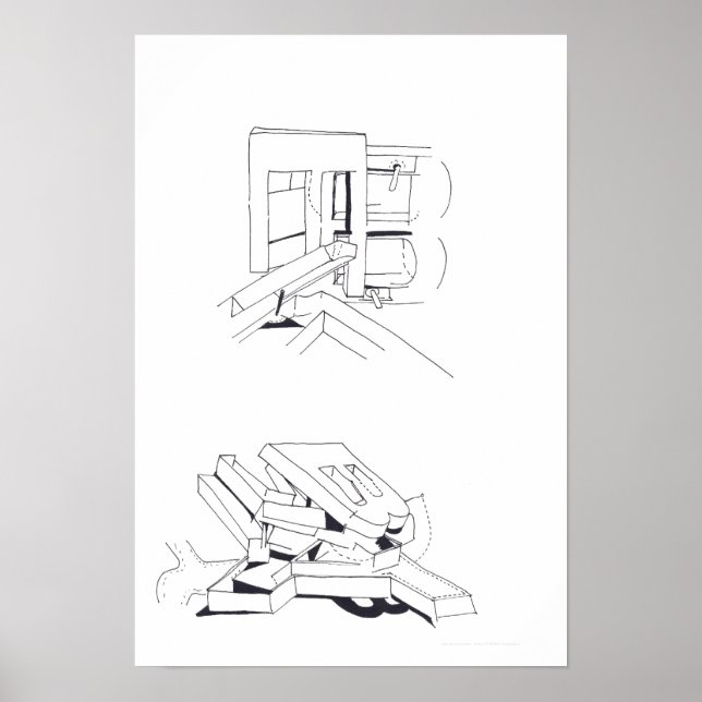 Byggnad Games med Brev Teckning 8 Poster (Framsidan)