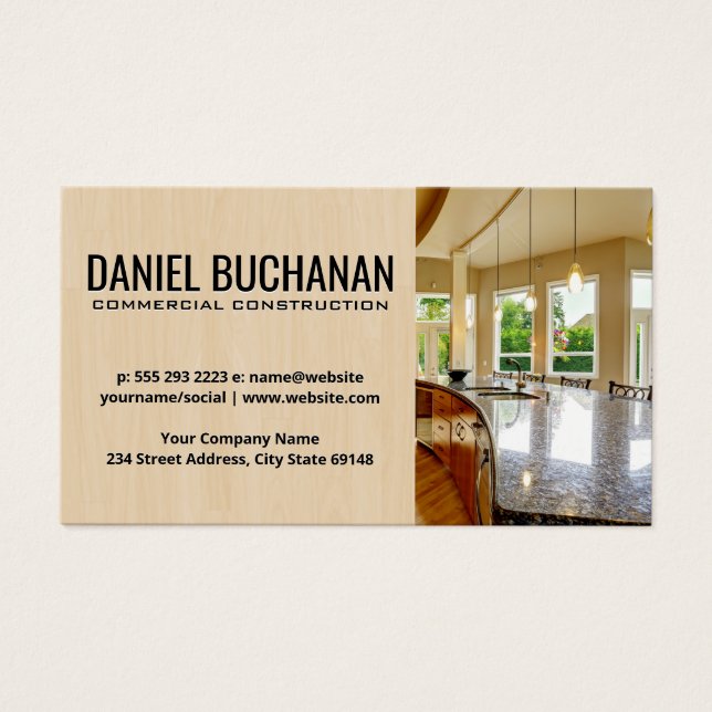 Byggnad hemma | Kitchen Insida Visitkort (Framsidan)