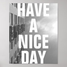 Byggnad&Himlar mural Poster