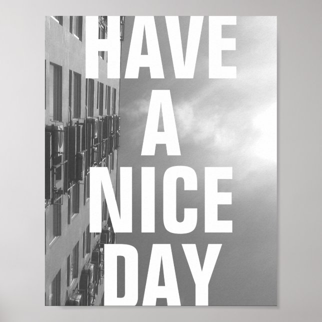 Byggnad&Himlar mural Poster (Framsidan)