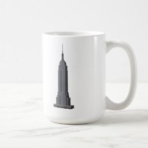 Byggnad i Empire state: New York City: Kaffemugg