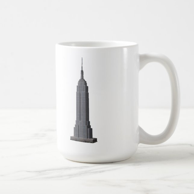 Byggnad i Empire state: New York City: Kaffemugg (Höger)