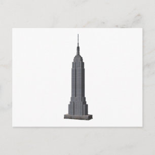 byggnad i empire state: New York City: Vykort