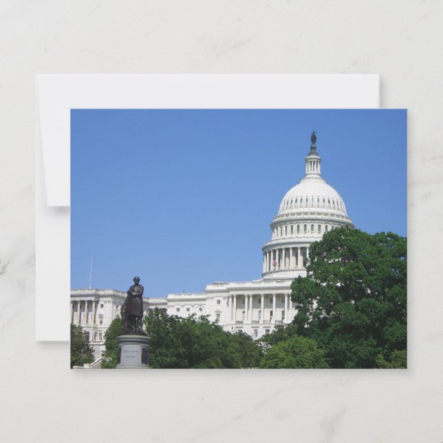 Byggnad i huvudstad i Washington DC (Framsida)