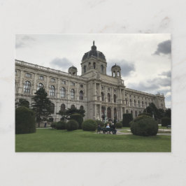 Byggnad i museikvarteren i Wien Vykort