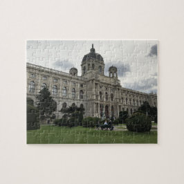 Byggnad i Musekvarteret i Wien Pussel