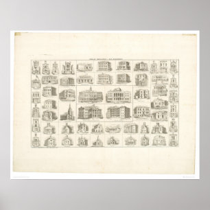 Byggnad i San Francisco (1372A) Poster