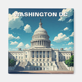 Byggnad i Washington DC US Huvudstad Magnet