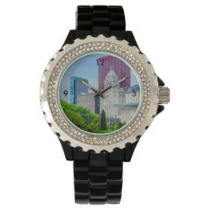 Byggnad in Chicago Armbandsur