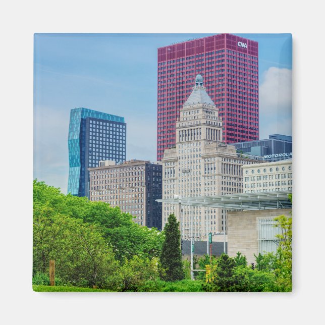 Byggnad in Chicago Magnet (Framsidan)