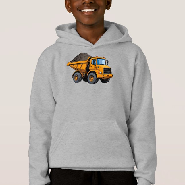 Byggnad/Jordflyttare/dumpbil T Shirt (Framsida)
