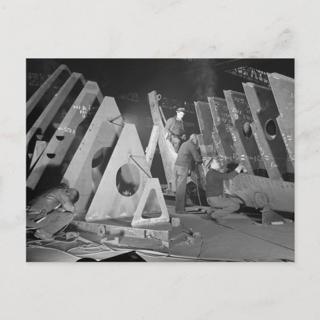 Byggnad Liberty Fraktass, 1941 Vykort (Framsida)