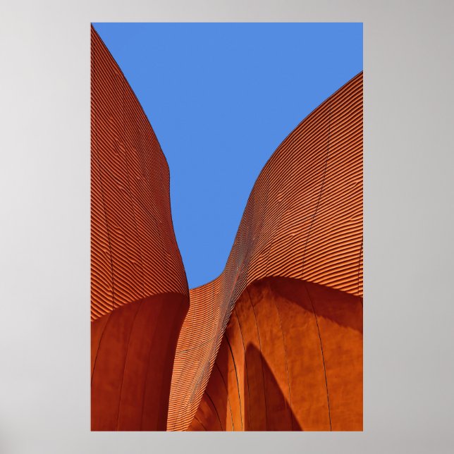 Byggnad perspektiv poster (Framsidan)