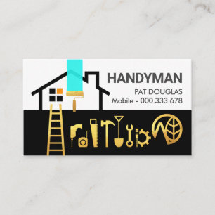 Byggnad Ram hemreparationsHandyman Visitkort