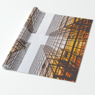 byggnad reflektion presentpapper