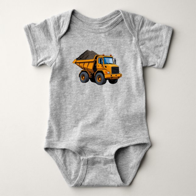 Byggnad/Schaktmaskin/dumpbil T Shirt (Framsida)