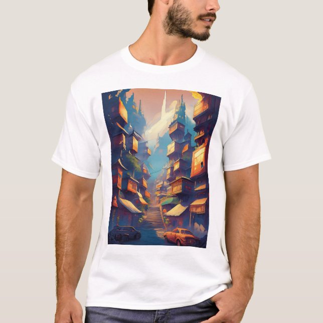 Byggnad T Shirt (Framsida)