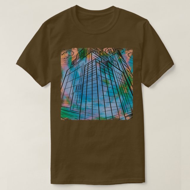 byggnad t shirt (Design framsida)
