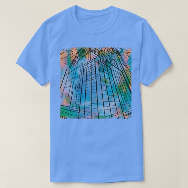 byggnad t shirt (Design framsida)