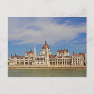 Byggnad till Budapestparlamentet i Ungern Vykort