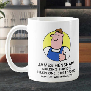 Byggnad-tjänster - främjande kaffemugg