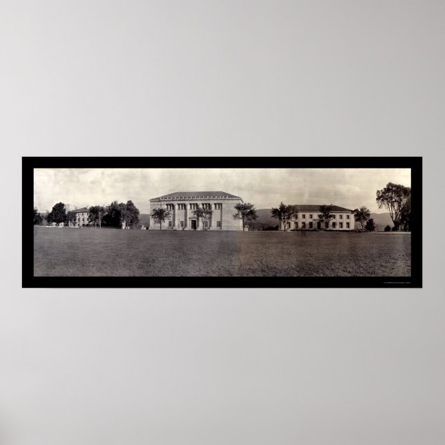Byggnad Väster Point Photo 1909 Poster (Framsidan)